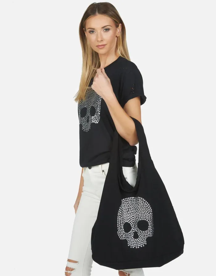 Taylor Nailhead Skull Black Women039s Lauren Moshi Bags