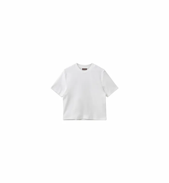 Tees MMHTrust Stable Tee 8211 HEYANNO White MOS MOSH Women Tees MMHTrust Stable Tee 8211 HEYANNO White MOS MOSH Women