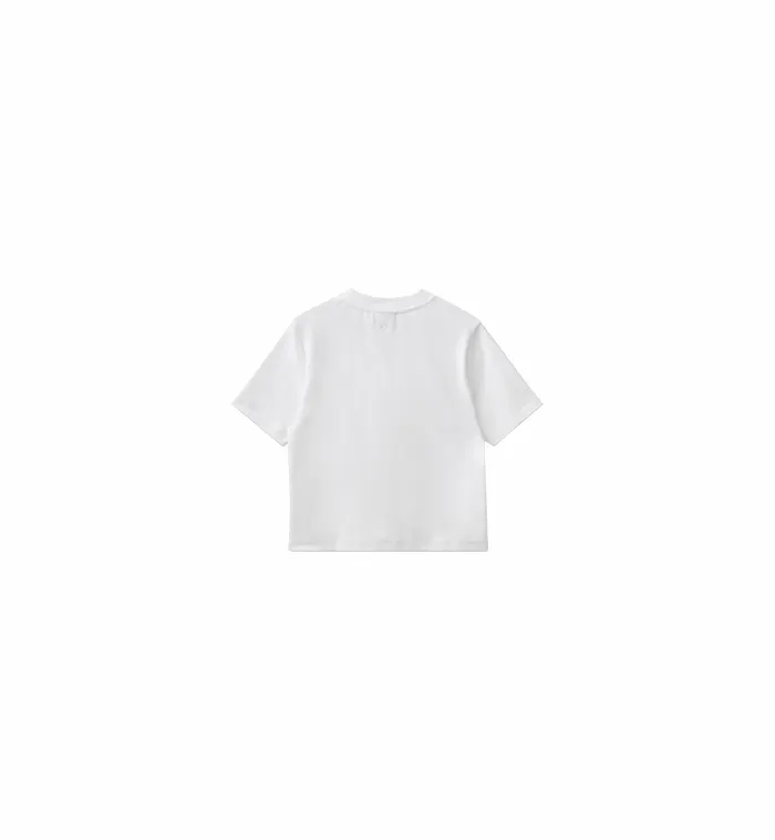Tees MMHTrust Stable Tee 8211 HEYANNO White MOS MOSH Women Tees MMHTrust Stable Tee 8211 HEYANNO White MOS MOSH Women