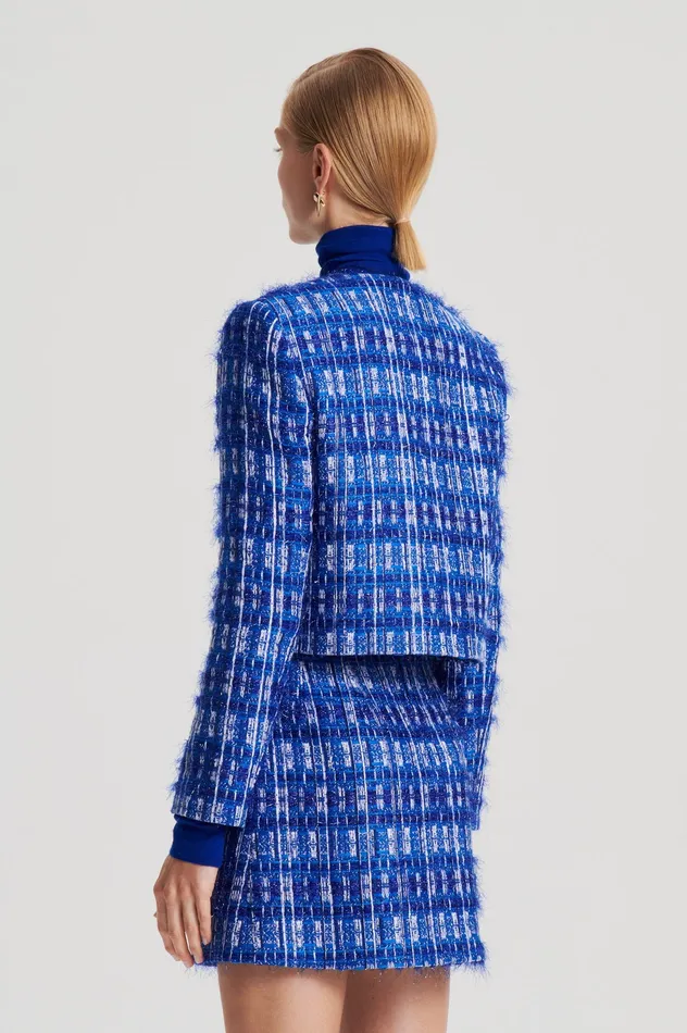 TINSEL CARGO JACKET COBALT Jackets Scanlan Theodore Women TINSEL CARGO JACKET COBALT Jackets Scanlan Theodore Women