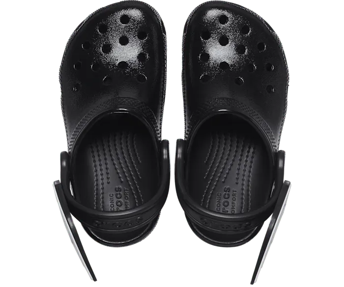 Toddler Classic I AM Bat Clog Black Kids Crocs Clogs