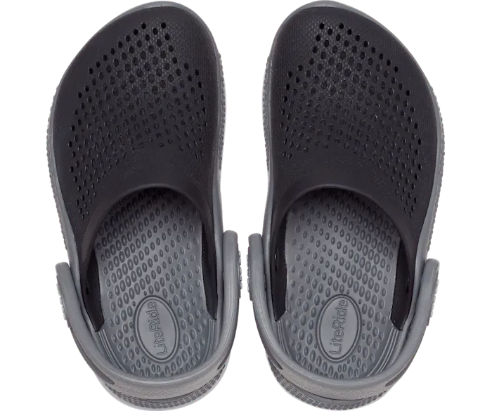 Toddler LiteRide 360 Clog Blackslate Grey Kids Crocs Clogs