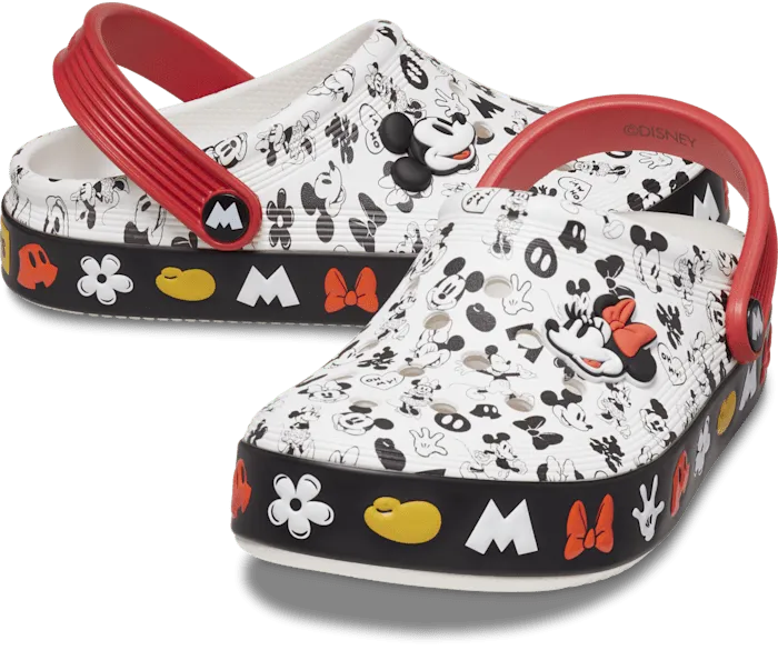 Toddler Mickey Off Court Clog White Kids Crocs Clogs