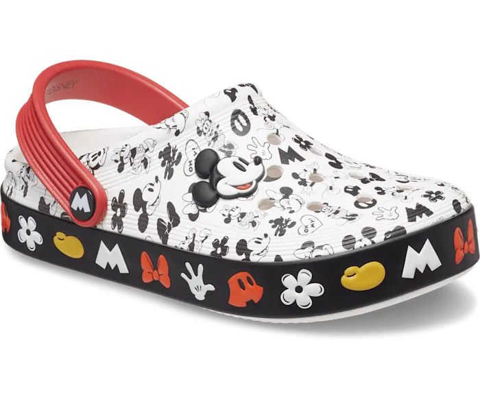 Toddler Mickey Off Court Clog White Kids Crocs Clogs