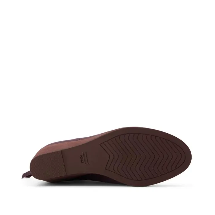 Toms Boots and Booties Casey Ankle Boot Blackberry Leather 8211 Women