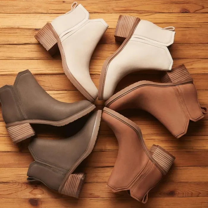 Toms Boots and Booties Hailey Ankle Boot Water Resistant Beige Nubuck Leather 8211 Women Toms Boots and Booties Hailey Ankle Boot Water Resistant Beige Nubuck Leather 8211 Women