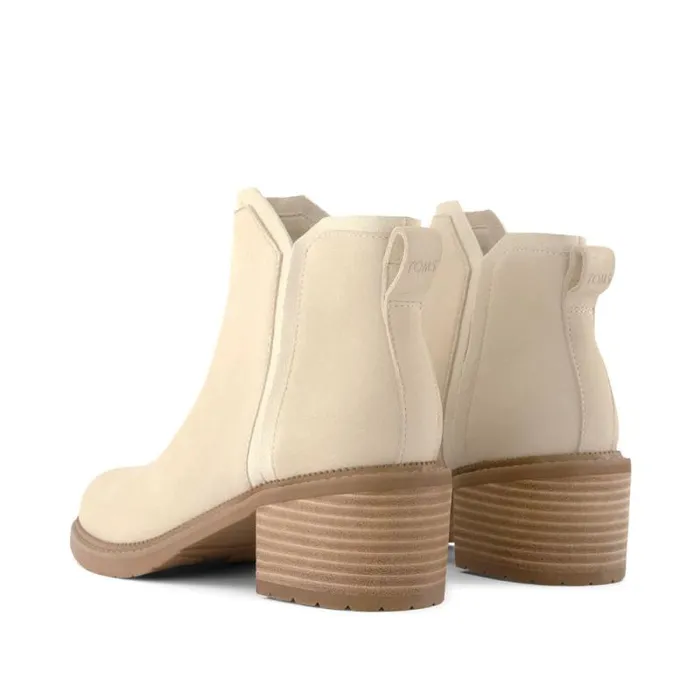 Toms Boots and Booties Hailey Ankle Boot Water Resistant Beige Nubuck Leather 8211 Women Toms Boots and Booties Hailey Ankle Boot Water Resistant Beige Nubuck Leather 8211 Women