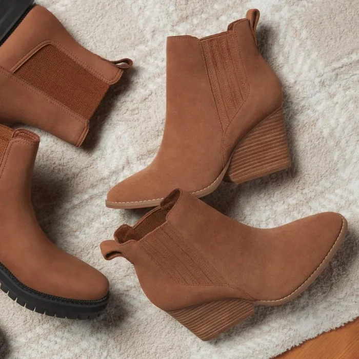 Toms Boots and Booties Noa Ankle Boot Brown Suede 8211 Women