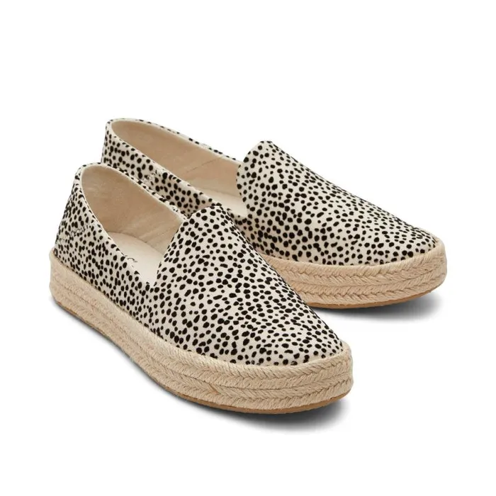 Toms Espadrilles Carolina Espadrille Mini Cheetah 8211 Women