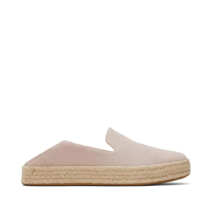 Toms Espadrilles Carolina Espadrille Suede Ballet Pink 8211 Women