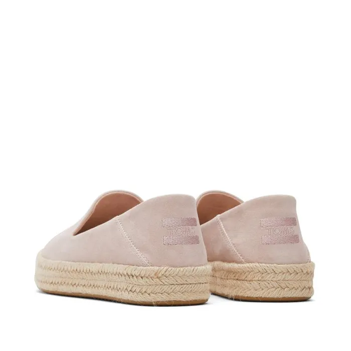 Toms Espadrilles Carolina Espadrille Suede Ballet Pink 8211 Women