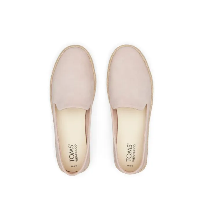 Toms Espadrilles Carolina Espadrille Suede Ballet Pink 8211 Women
