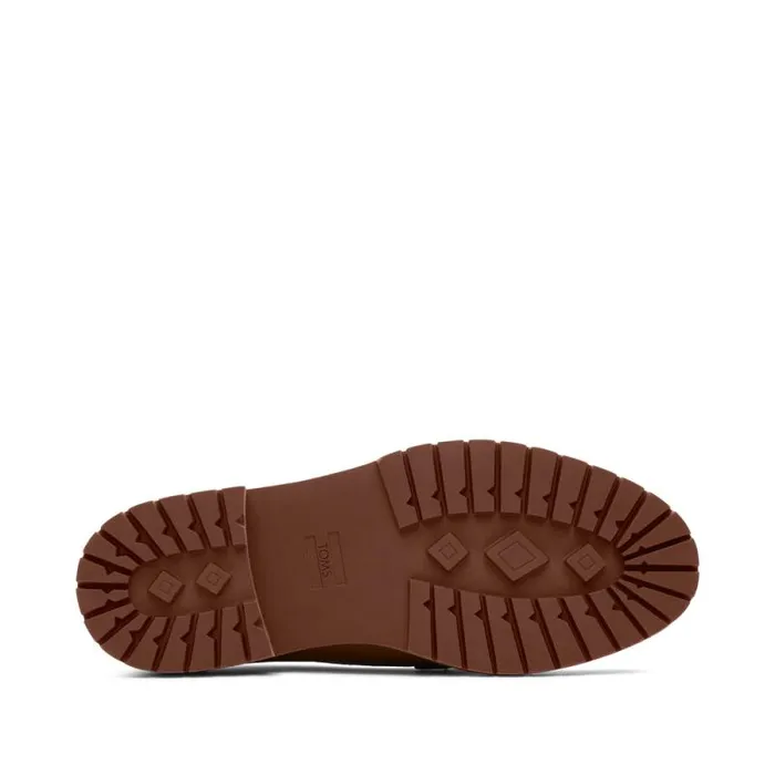 Toms Flats and Loafers Cara Loafer Tan Leather 8211 Women Toms Flats and Loafers Cara Loafer Tan Leather 8211 Women