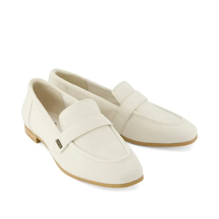 Toms Flats and Loafers Lynette Loafer Light Sand Leather 8211 Women