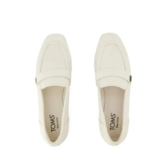 Toms Flats and Loafers Lynette Loafer Light Sand Leather 8211 Women