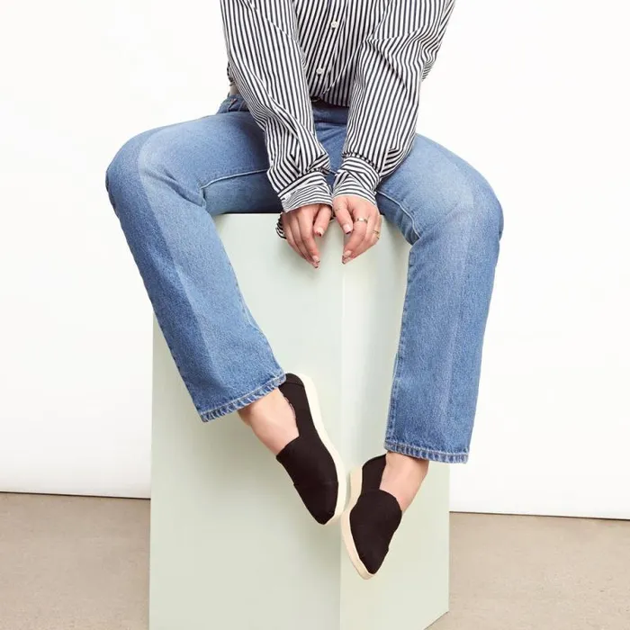 Toms Slip Ons Alpargata Plus Black Heritage Canvas 8211 Women Toms Slip Ons Alpargata Plus Black Heritage Canvas 8211 Women
