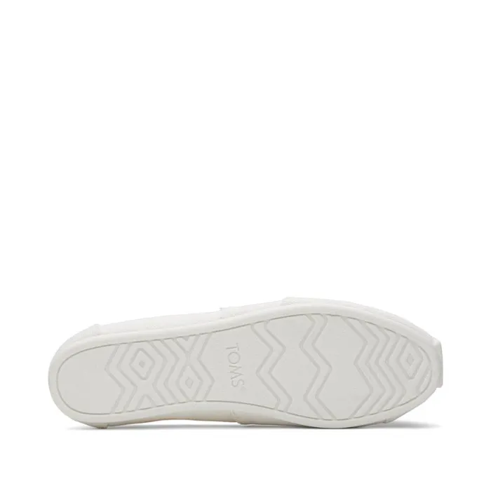 Toms Slip Ons Alpargata White Recycled Cotton Canvas 8211 Women Toms Slip Ons Alpargata White Recycled Cotton Canvas 8211 Women
