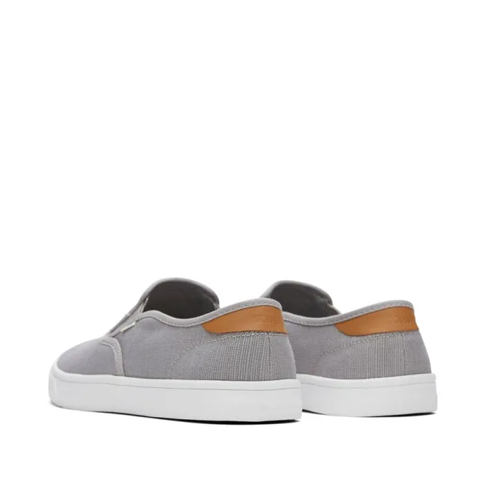 Toms Slip Ons Baja Slip On Sneaker Grey Heriitage Canvas 8211 Men