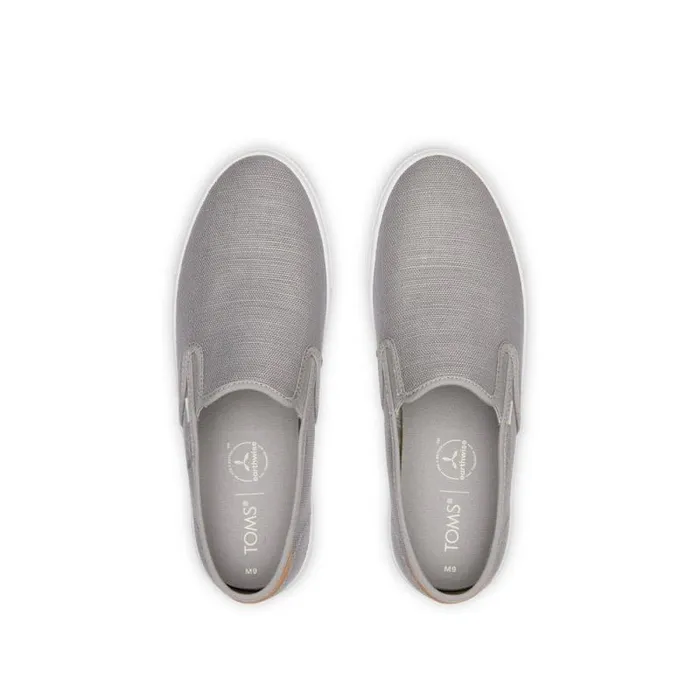 Toms Slip Ons Baja Slip On Sneaker Grey Heriitage Canvas 8211 Men