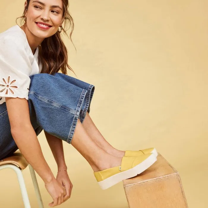 Toms Slip Ons Verona Slip On Sneaker Pineapple Yellow 8211 Women Toms Slip Ons Verona Slip On Sneaker Pineapple Yellow 8211 Women