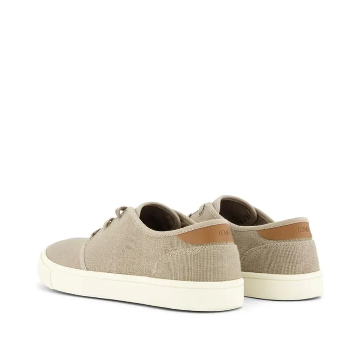 Toms Sneakers Carlo LaceUp Sneaker Taupe Heritage Canvas 8211 Men
