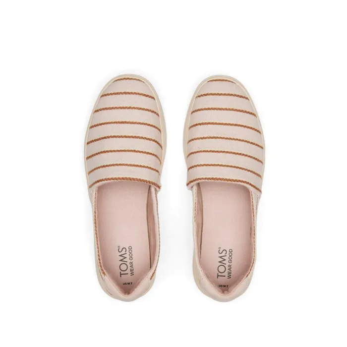 Toms Sneakers Kameron Slip On Sneaker Stripes Ballet Pink 8211 Women Toms Sneakers Kameron Slip On Sneaker Stripes Ballet Pink 8211 Women