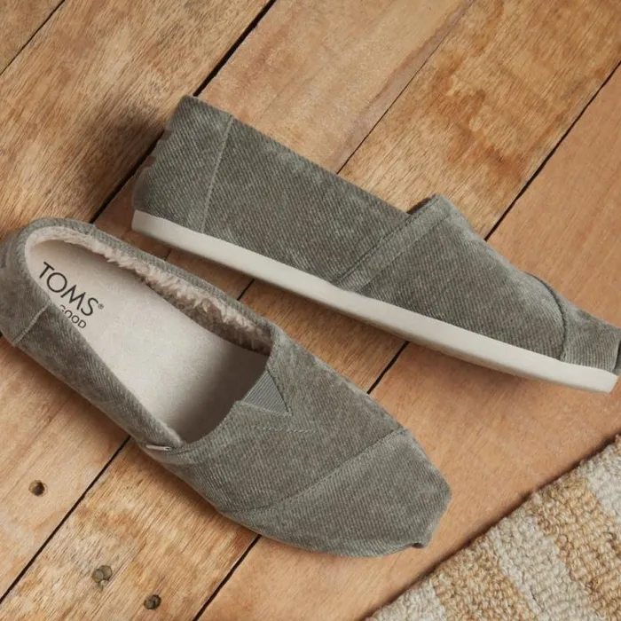 Toms TOMS Classics Alpargata Cloudbound Basil Green Cozy Corduroy 8211 Women Toms TOMS Classics Alpargata Cloudbound Basil Green Cozy Corduroy 8211 Women