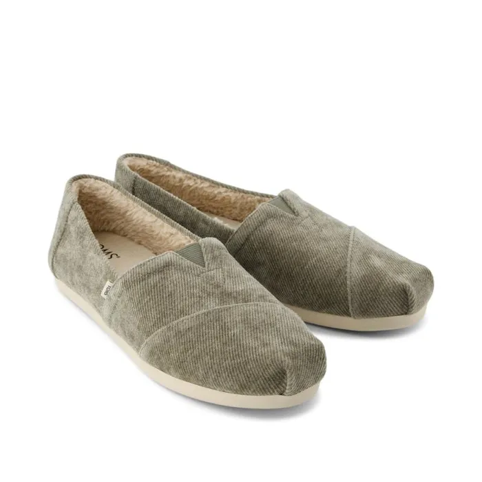 Toms TOMS Classics Alpargata Cloudbound Basil Green Cozy Corduroy 8211 Women Toms TOMS Classics Alpargata Cloudbound Basil Green Cozy Corduroy 8211 Women