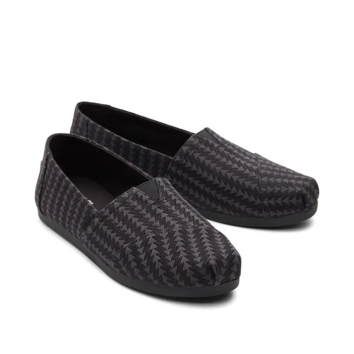 Toms TOMS Classics Alpargata Cloudbound Black Triangle Woven 8211 Women