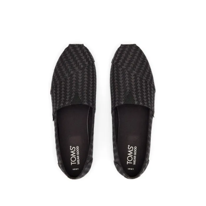 Toms TOMS Classics Alpargata Cloudbound Black Triangle Woven 8211 Women