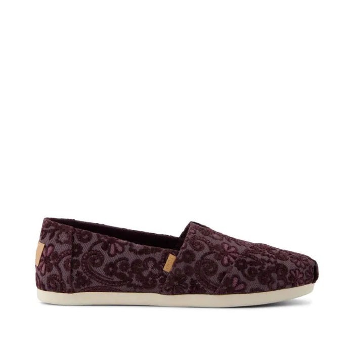 Toms TOMS Classics Alpargata Cloudbound Blackberry Floral Brocade 8211 Women