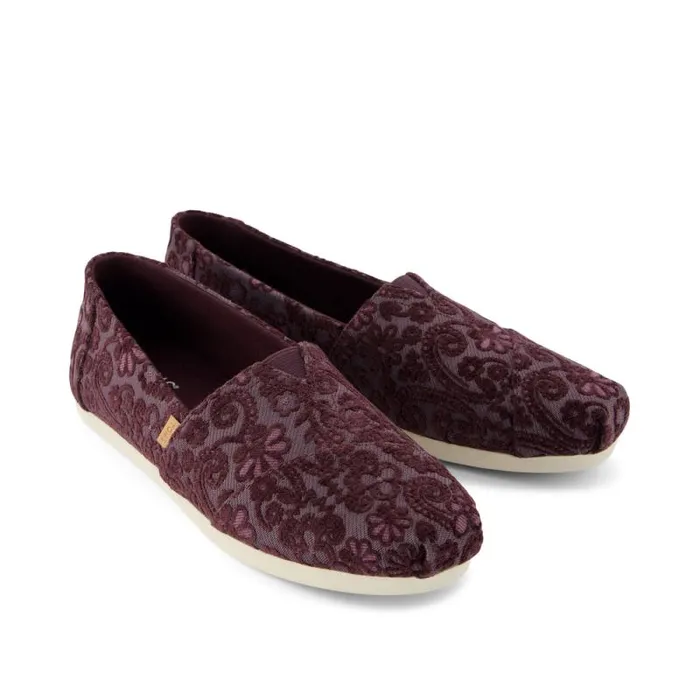 Toms TOMS Classics Alpargata Cloudbound Blackberry Floral Brocade 8211 Women