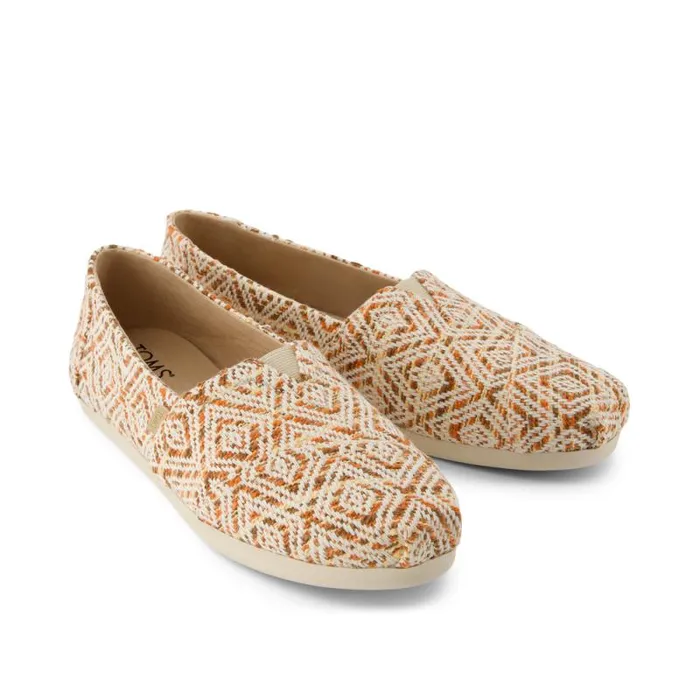 Toms TOMS Classics Alpargata Cloudbound Geo Woven Tan 8211 Women Toms TOMS Classics Alpargata Cloudbound Geo Woven Tan 8211 Women