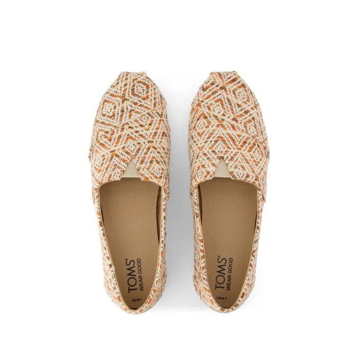Toms TOMS Classics Alpargata Cloudbound Geo Woven Tan 8211 Women Toms TOMS Classics Alpargata Cloudbound Geo Woven Tan 8211 Women