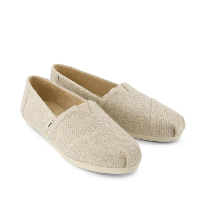 Toms TOMS Classics Alpargata Cloudbound Natural Sparkle Knit 8211 Women Toms TOMS Classics Alpargata Cloudbound Natural Sparkle Knit 8211 Women