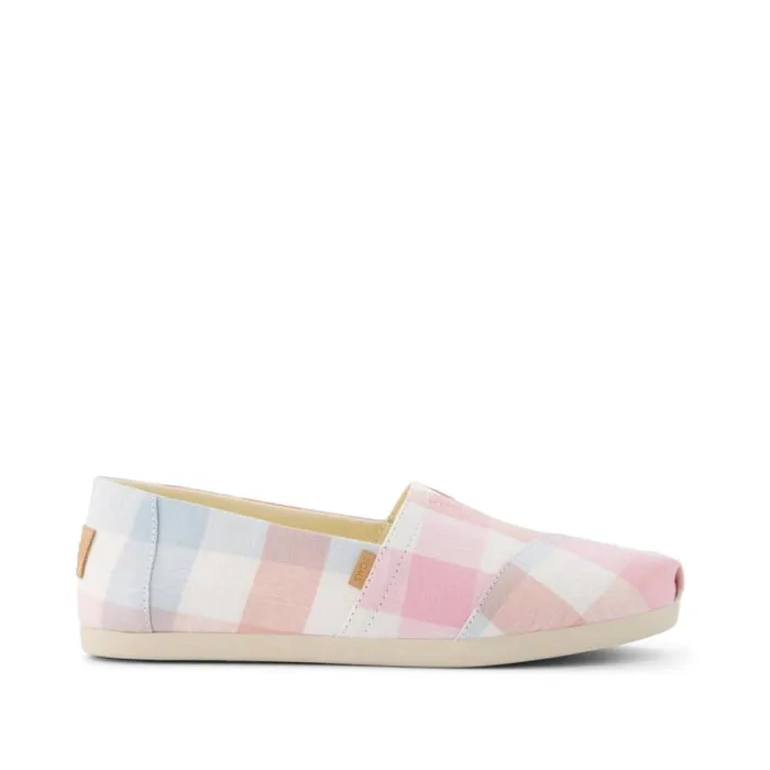 Toms TOMS Classics Alpargata Cloudbound Pink Picnic Plaid 8211 Women