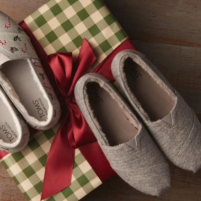Toms TOMS Classics Alpargata Cozy Grey Herringbone 8211 Women Toms TOMS Classics Alpargata Cozy Grey Herringbone 8211 Women
