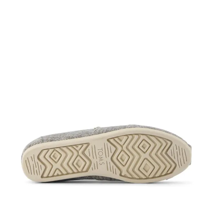 Toms TOMS Classics Alpargata Cozy Grey Herringbone 8211 Women Toms TOMS Classics Alpargata Cozy Grey Herringbone 8211 Women