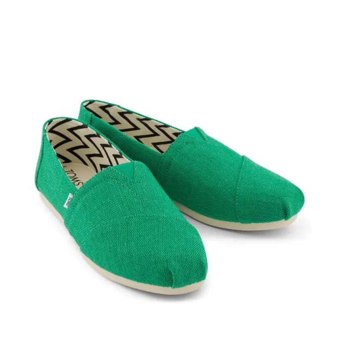 Toms TOMS Classics Alpargata Deep Mint Heritage Canvas 8211 Women