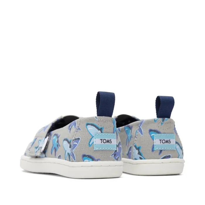 Toms TOMS Classics Alpargata Toddler Shoe Great White Sharks 8211 KidsWomen