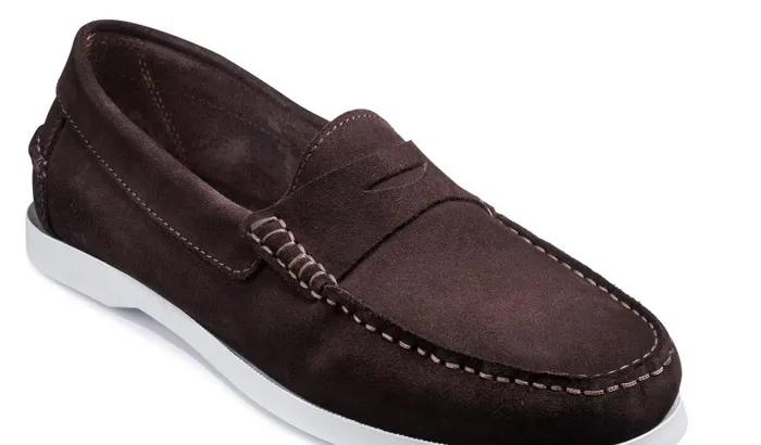 Tony 8211 Brown Suede Men Barker Shoes Mens Loafers