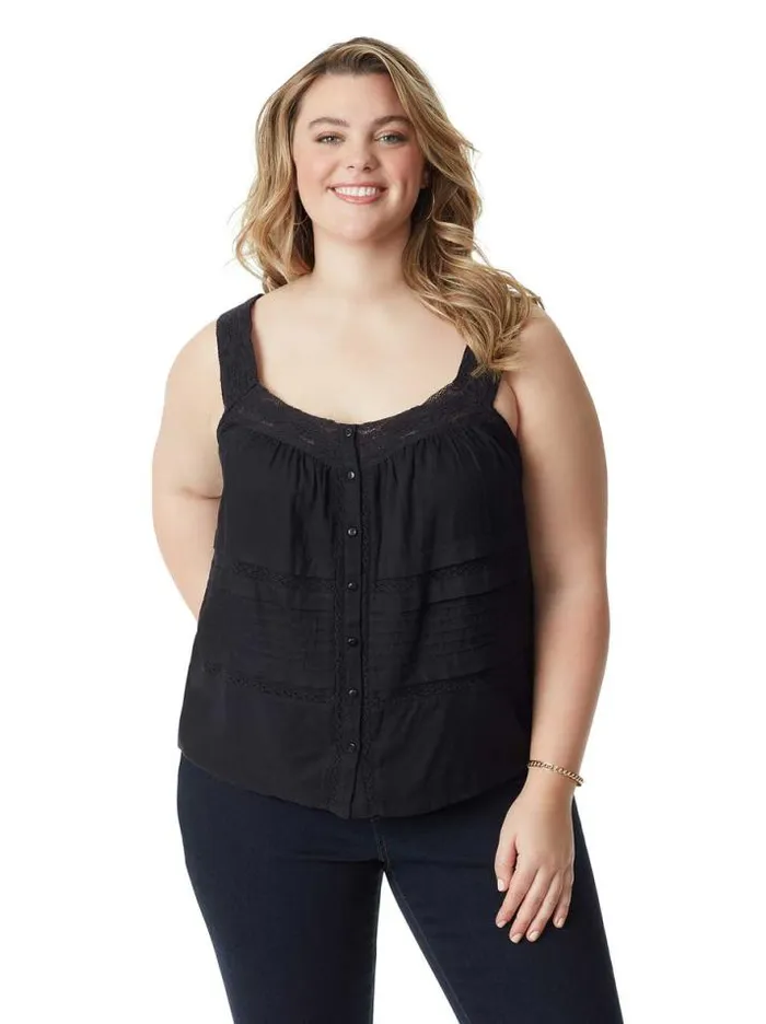 Tops Clothing Jessica Simpson Julette Cami In Black