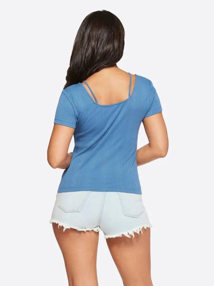 Tops Clothing Jessica Simpson Pippa Top In Sargasso Sea
