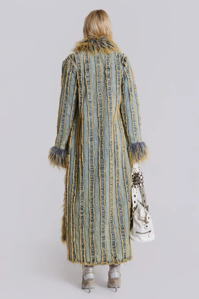 Tops Shop Kiba Denim Coat 8211 Jaded London Women