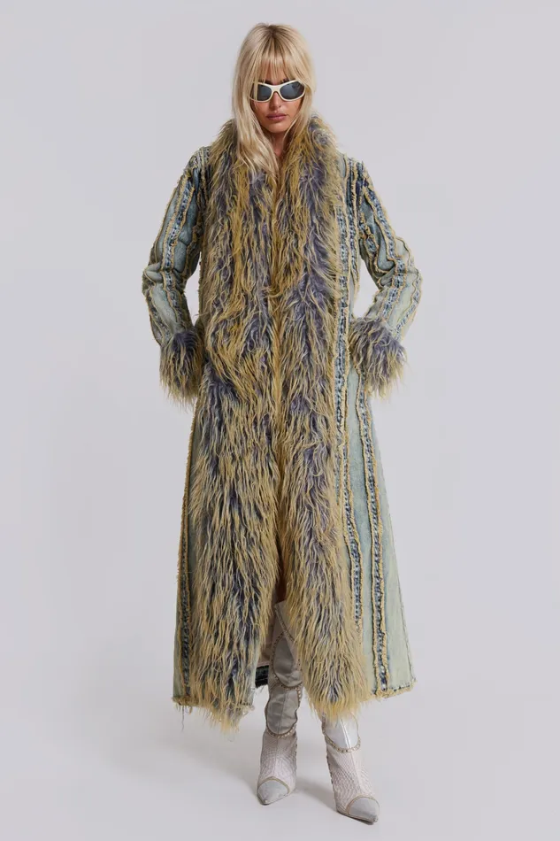 Tops Shop Kiba Denim Coat 8211 Jaded London Women
