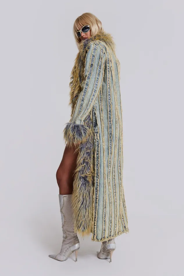 Tops Shop Kiba Denim Coat 8211 Jaded London Women