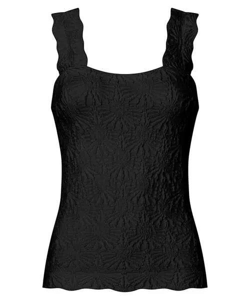Tops Tunics and Blouses Elsie Textured Vest Black Joebrowns Apparel Tops Tunics and Blouses Elsie Textured Vest Black Joebrowns Apparel