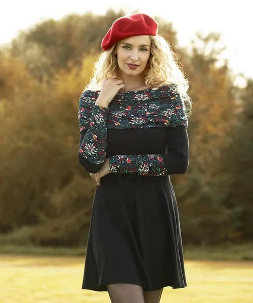 Tops Tunics and Blouses Festive Bardot Tunic Black Joebrowns Apparel Tops Tunics and Blouses Festive Bardot Tunic Black Joebrowns Apparel