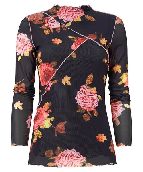 Tops Tunics and Blouses Joebrowns Apparel Florence Mesh Top Black Tops Tunics and Blouses Joebrowns Apparel Florence Mesh Top Black
