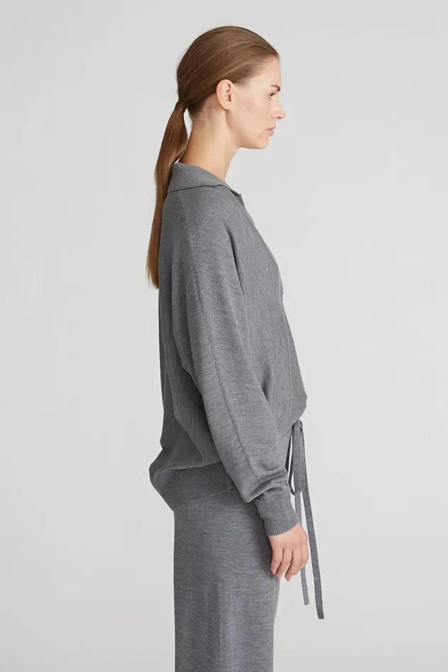 Tops Women Halston Frankie Sweater Medium Heather Grey